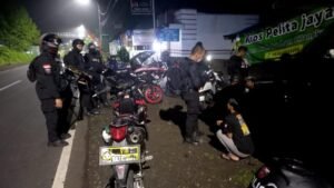 Tim Maung Galunggung Polres Tasikmalaya Kota Bubarkan Keributan Remaja dan Pesta Miras di Beberapa Lokasi