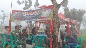 Dukung Gerakan Nasional 1 Juta Hektare, Polsek Pameungpeuk Tanam Jagung