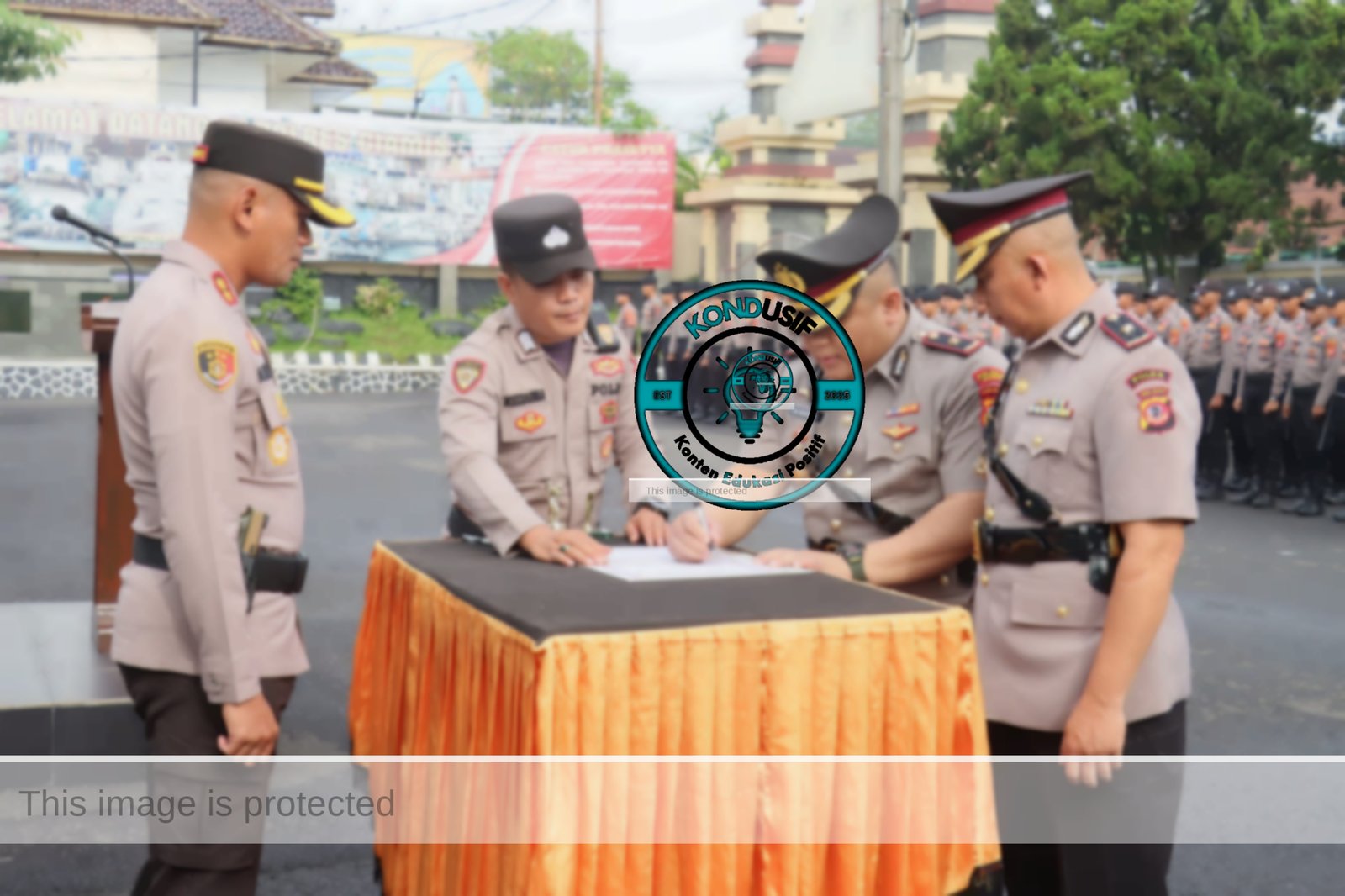 Polres Ciamis Polda Jawa Barat melaksanakan upacara serah terima jabatan (sertijab) Wakapolres Ciamis, Rabu (22/1/2025).