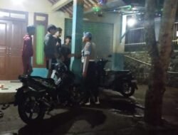 Cegah Tindak Kriminal, Polsek Sukadana Polres Ciamis Gelar Patroli Hingga Subuh