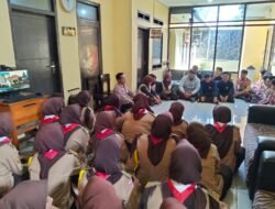 Polsek Panjalu Berikan Penyuluhan ke Anggota Saka Bhayangkara untuk Cegah Perundungan