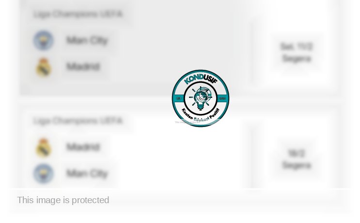 Manchester City vs Real Madrid (web)