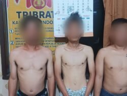Polsek Pameungpeuk Tangkap Tiga Preman Pemalak Warga