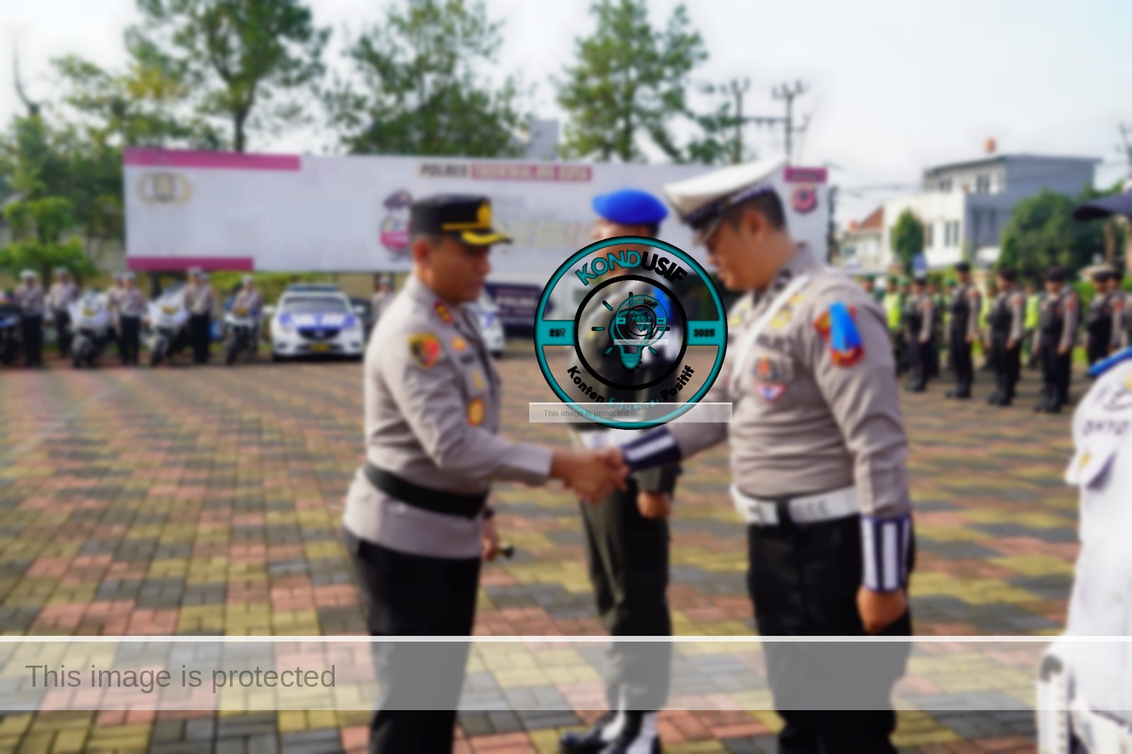 Kapolres Tasikmalaya Kota menggelar Apel Gelar Pasukan Operasi Keselamatan Lodaya