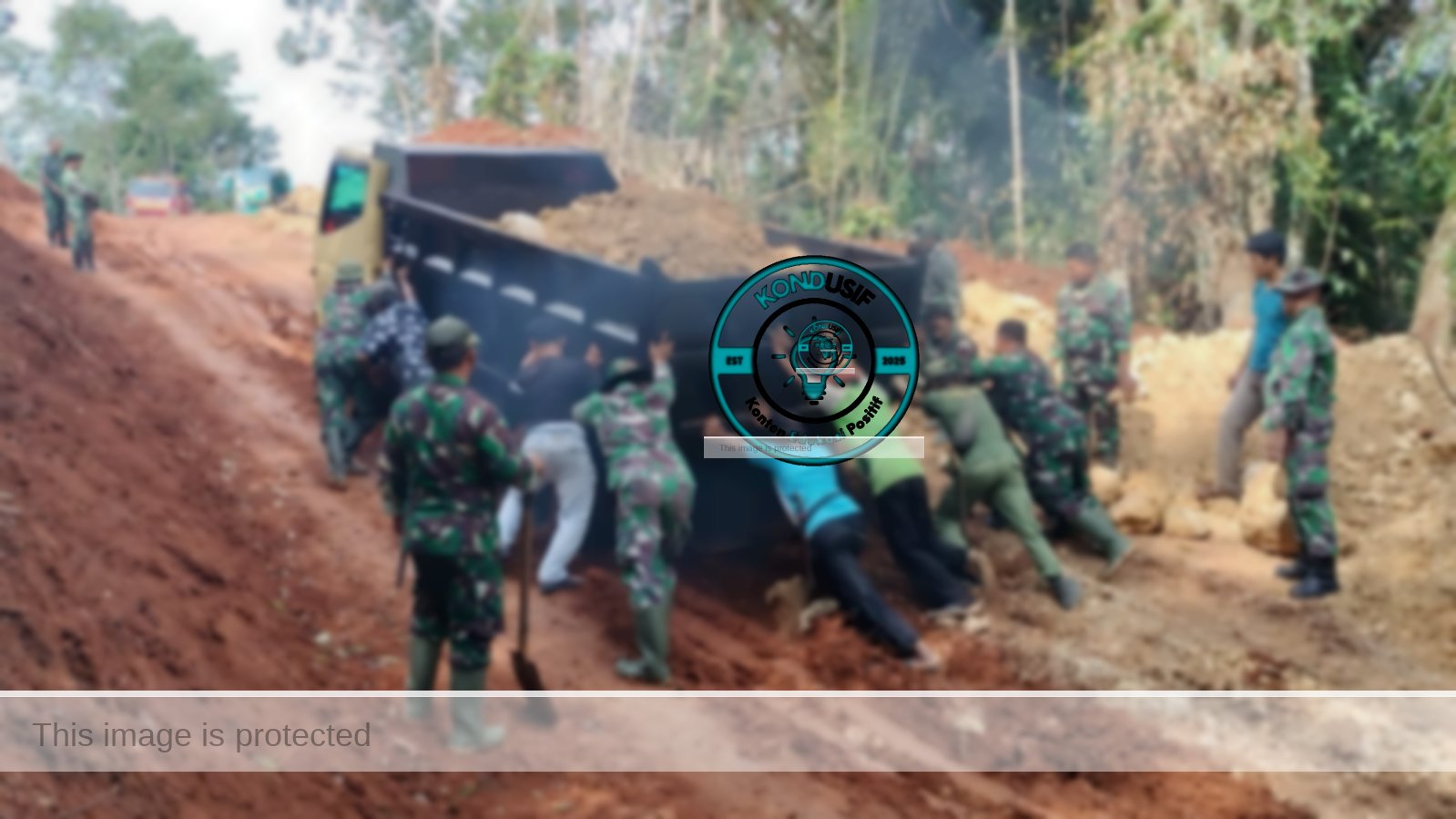 Satgas Pra TMMD Buktikan, Medan Sulit Bukan Penghalang