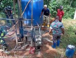 Sumur Bor Perdana TMMD ke-123 di Pangandaran Mulai Digarap