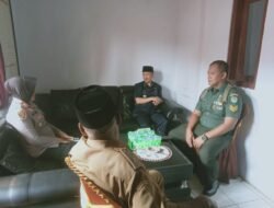 Soliditas Polri dan Pemerintah, Polsek Kawali Hadiri Pelantikan Perangkat Desa Margamulya