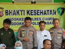Bhakti Kesehatan Polres Ciamis di Sukajaya, Warga Apresiasi Kepedulian Polri
