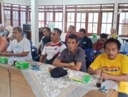 Polsek Cikoneng Hadiri Musyawarah Desa Gegempalan Bahas Realisasi Anggaran 2024