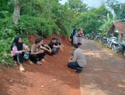 Cooling System: Polsek Sukadana Koordinasi Kamtibmas dengan Warga Desa Ciparigi