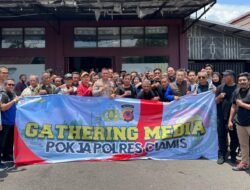 Jelang Bulan Suci Ramadhan, Pererat Sinergitas Dengan Jurnalis, Polres Ciamis Gelar Media Gathering