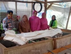 Polsek Rancah Hadiri Launching Penguatan Program Pekarangan Pangan Lestari di Desa Karangpari