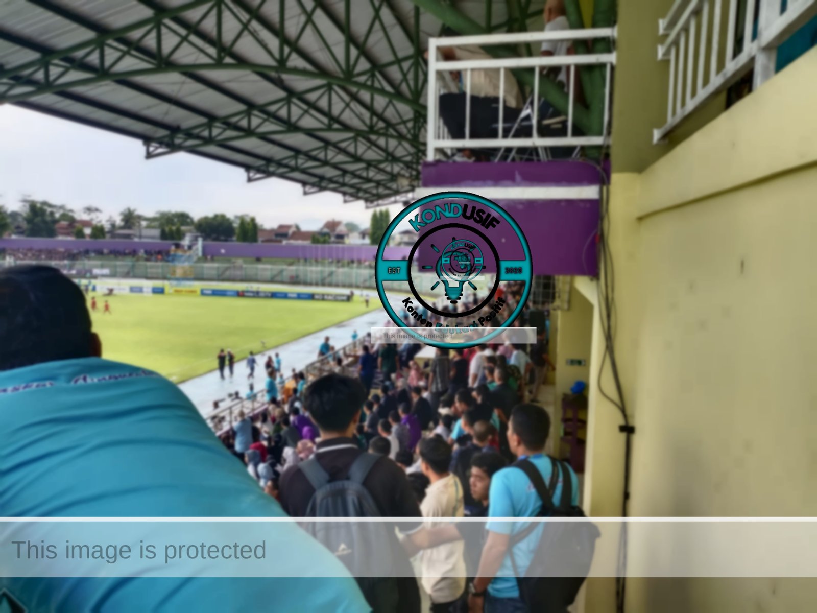 Dukungan suporter di laga krusial PSGC Ciamis vs Persekabpas (synster)