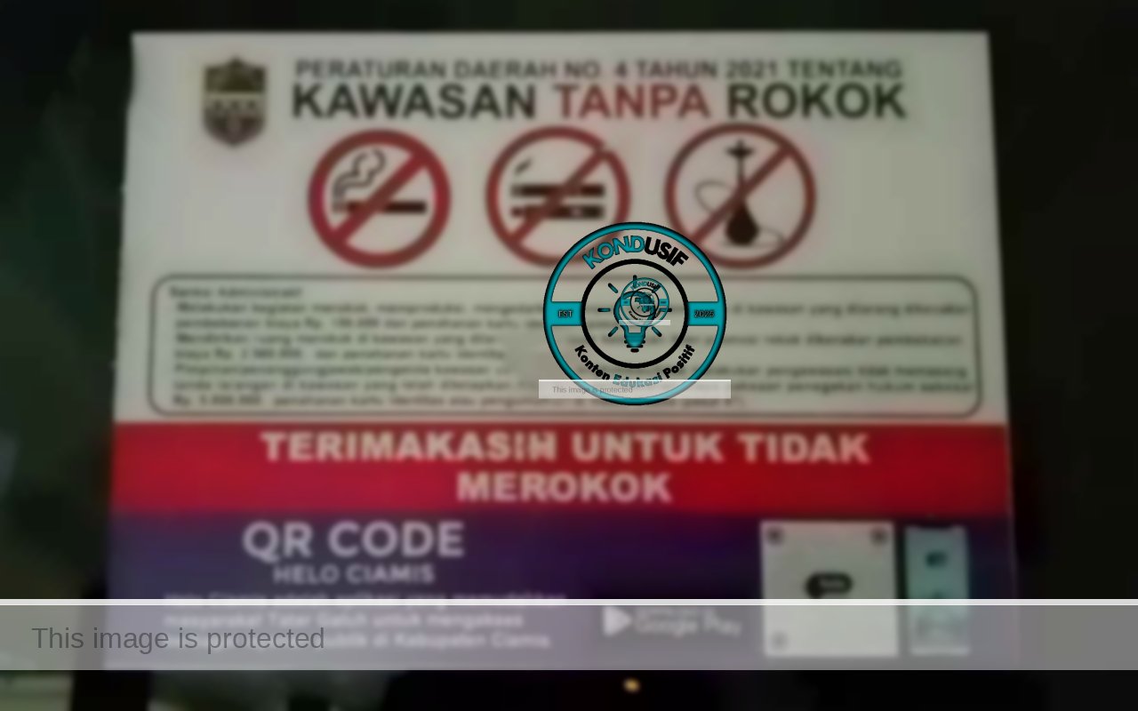 Perda Kawasan Tanpa Rokok di Ciamis di Mana Saja?