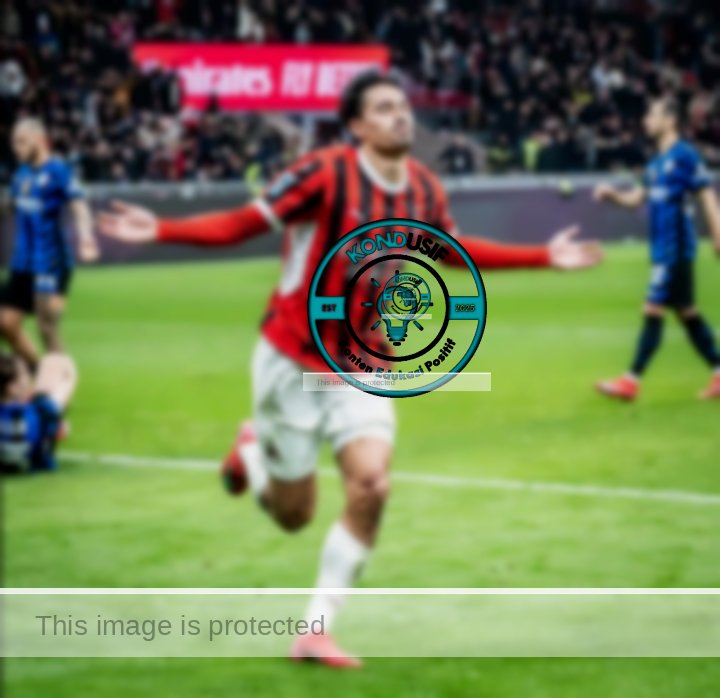 Tijjani Reijnders Pencetak Goal Milan. Pertandingan berakhir imbang 1-1. Foto : Tangkap Layar Instagram Pribadi @Tijjanireijnders.