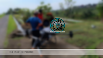 Pertanian organik menggunakan kecanggihan drone. Foto:Istimewa.