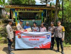 Polres Ciamis Perkuat Sat Kamling, Jamin Keamanan dan Kondusifitas Wilayah