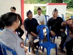 Jaga Harkamtibmas Selama Ramadan, Kapolsek Sukadana Polres Ciamis Jalin Koordinasi dengan Tokoh Agama