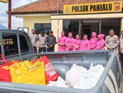 Ringankan Beban Warga di Bulan Suci Ramadhan, Polsek Panjalu Berbagi Berkah