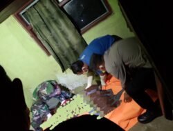 Polsek Rajadesa Polres Ciamis Datangi TKP Mayat di Dalam Rumah Desa Sirnajaya