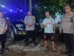 Antisipasi Tawuran ,Anggota Polisi Lakukan Patroli Jalanan Saat Sahur