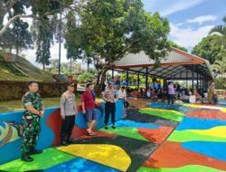 Ciptakan Kondusifitas Libur Lebaran, Polsek Cipaku Awasi Obyek Wisata Jalatrang