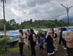 Libur Lebaran, Polsek Panjalu Kawal Ribuan Wisatawan di Situ Lengkong Agar Tetap Aman dan Nyaman