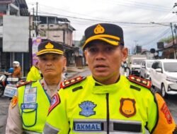 Perkembangan Arus Lalu Lintas Ops Ketupat Lodaya 2025, Polres Ciamis Terapkan One Way Parsial di SP3 Sindangkasih