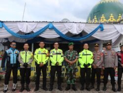 Kapolres Ciamis dan Pamatwil Polda Jabar Tinjau Pos Pengamanan Operasi Ketupat Lodaya 2025