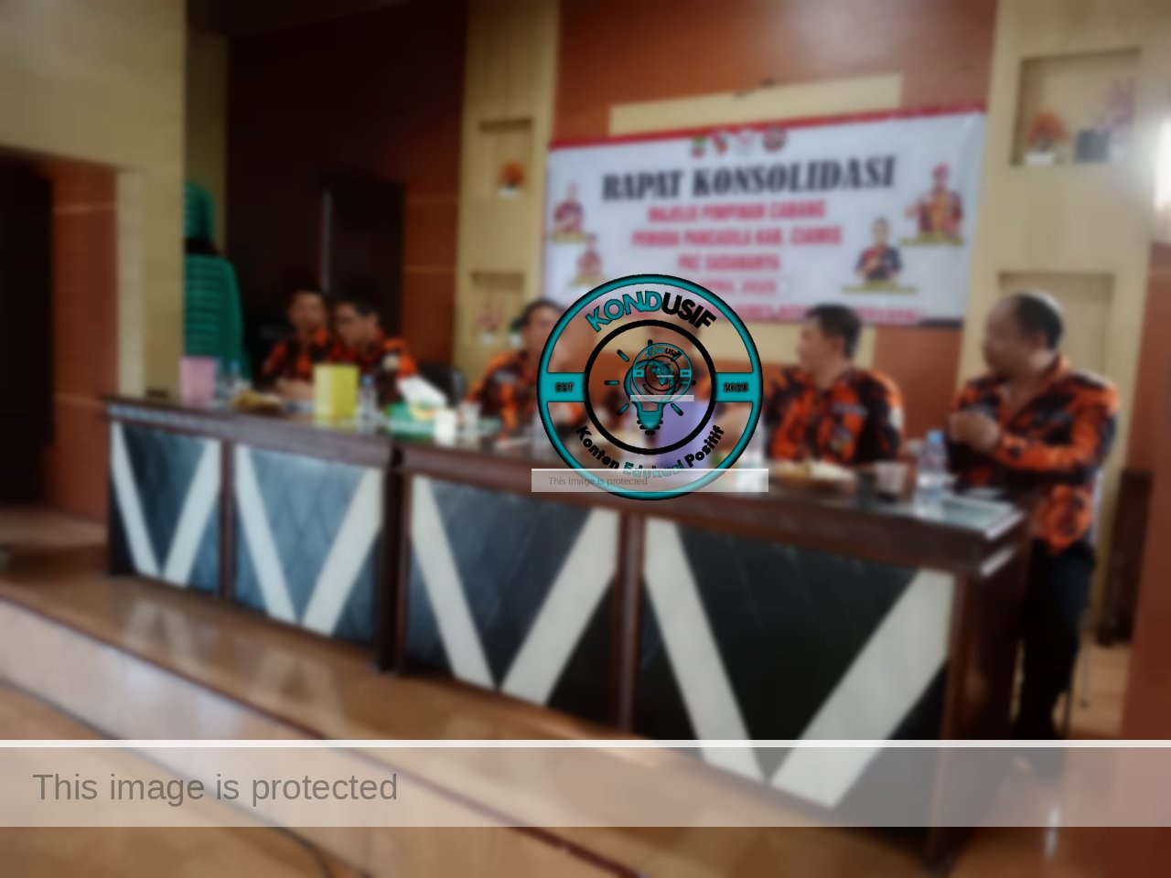 Pemuda Pancasila Pimpinan Anak Cabang (PAC) Sadananya menggelar rapat konsolidasi di Aula Desa Gunungsari.