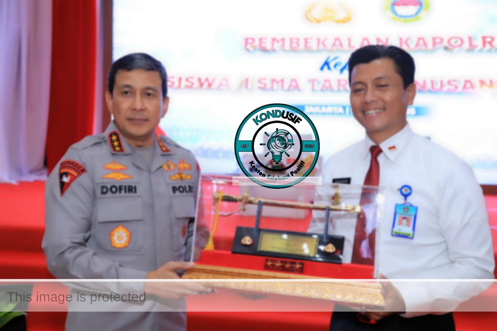 SMA Taruna Nusantara "Ngantor Sehari" di STIK Polri