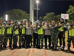 Berikan Rasa Nyaman, Polres Ciamis Lakukan Patroli KRYD Skala Besar di Akhir Pekan