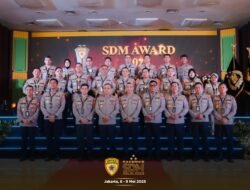 Biro SDM Polda Jabar Raih Juara 3 Pada Rakernis T.A.2025