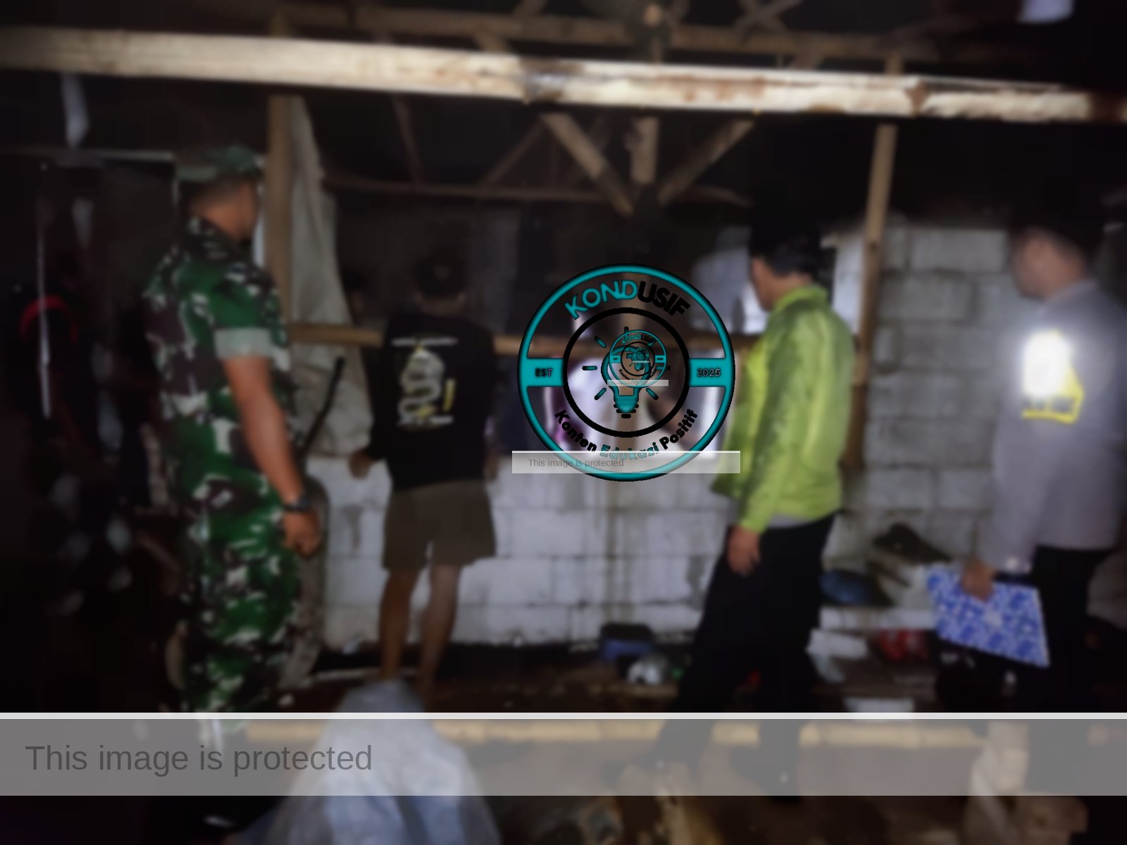 pabrik tusuk sate milik warga di Dusun Ciaren, Desa Sukamaju, Kecamatan Baregbeg, Kabupaten Ciamis, hangus terbakar pada Jumat (16/5/2025) sore.