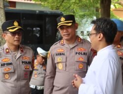 Kapolres Ciamis Tinjau Langsung Ibadah Kenaikan Isa Al-Masih
