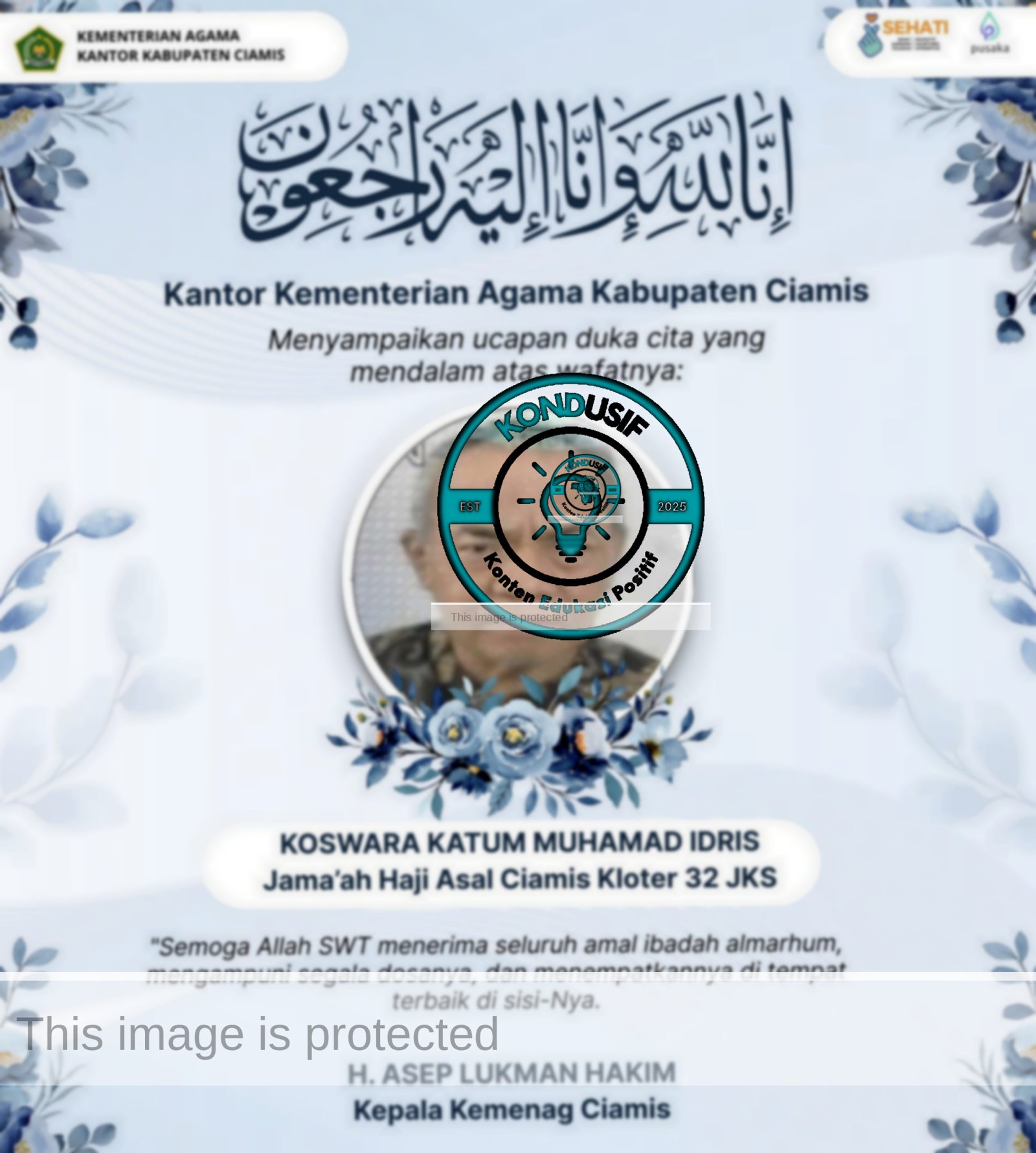 Jemaah Haji Ciamis wafat di tanah Suci