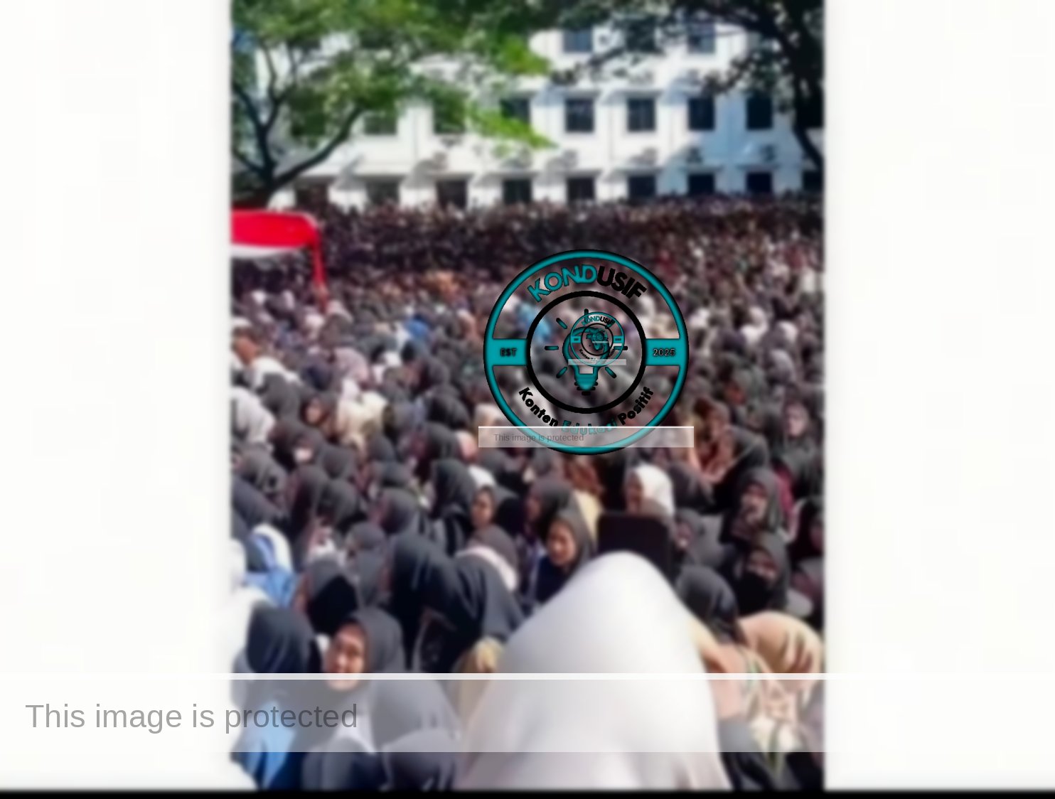 Ribuan pencari kerja padati job fair Bekasi (tangkapan layar)