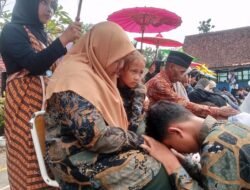 SMPN 3 Manonjaya Gelar Pelepasan Siswa Kelas IX dengan Tradisi Sungkem Penuh Haru