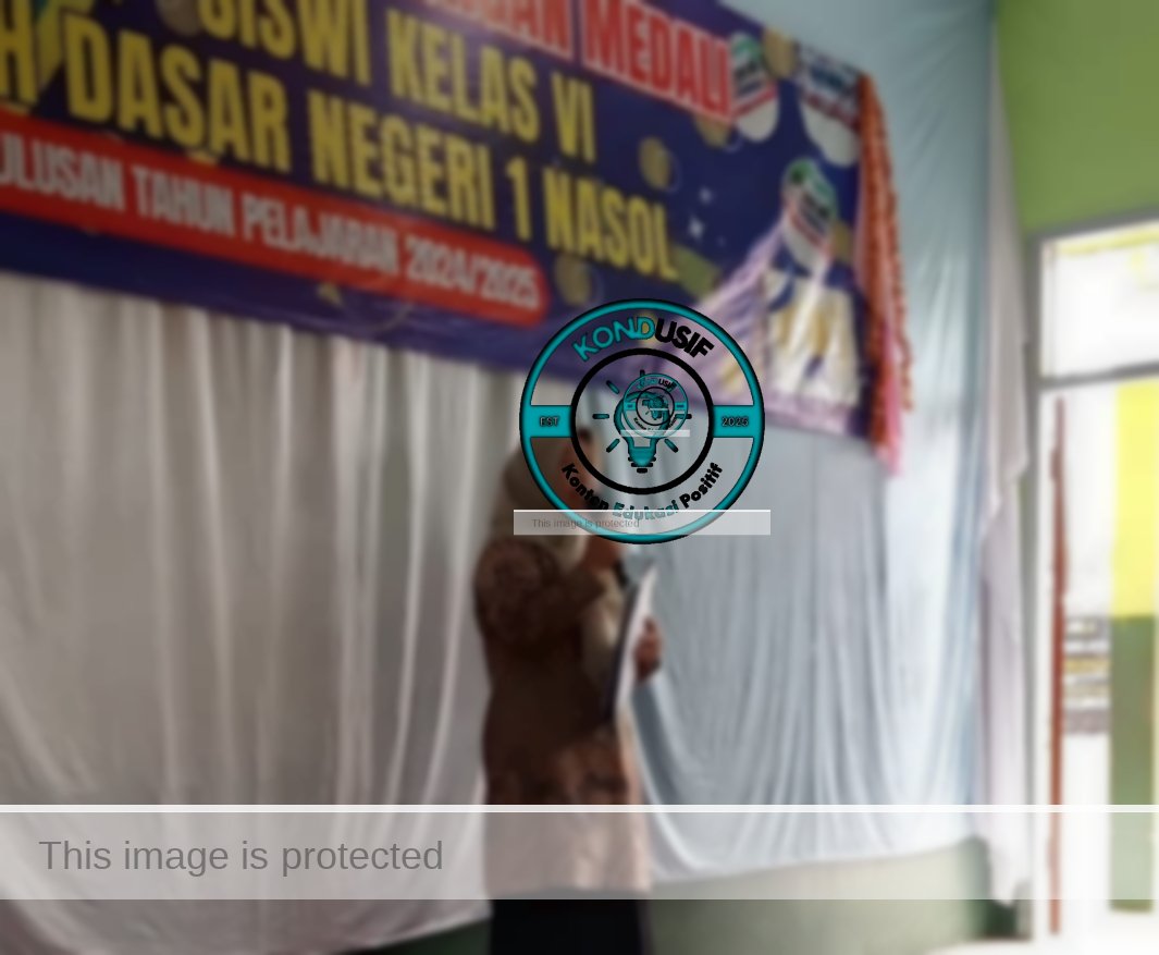 SDN 1 Nasol lepas siswa kelas 6