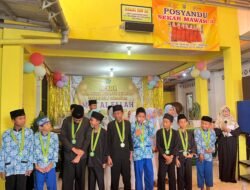 Haru Iringi Perpisahan Perdana Santri MDT Alfalah Cikabuyutan Timur