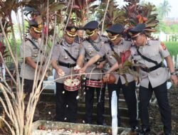 Ziarah Penuh Hormat, Polres Ciamis Kenang Jasa Pahlawan di HUT Bhayangkara ke-79