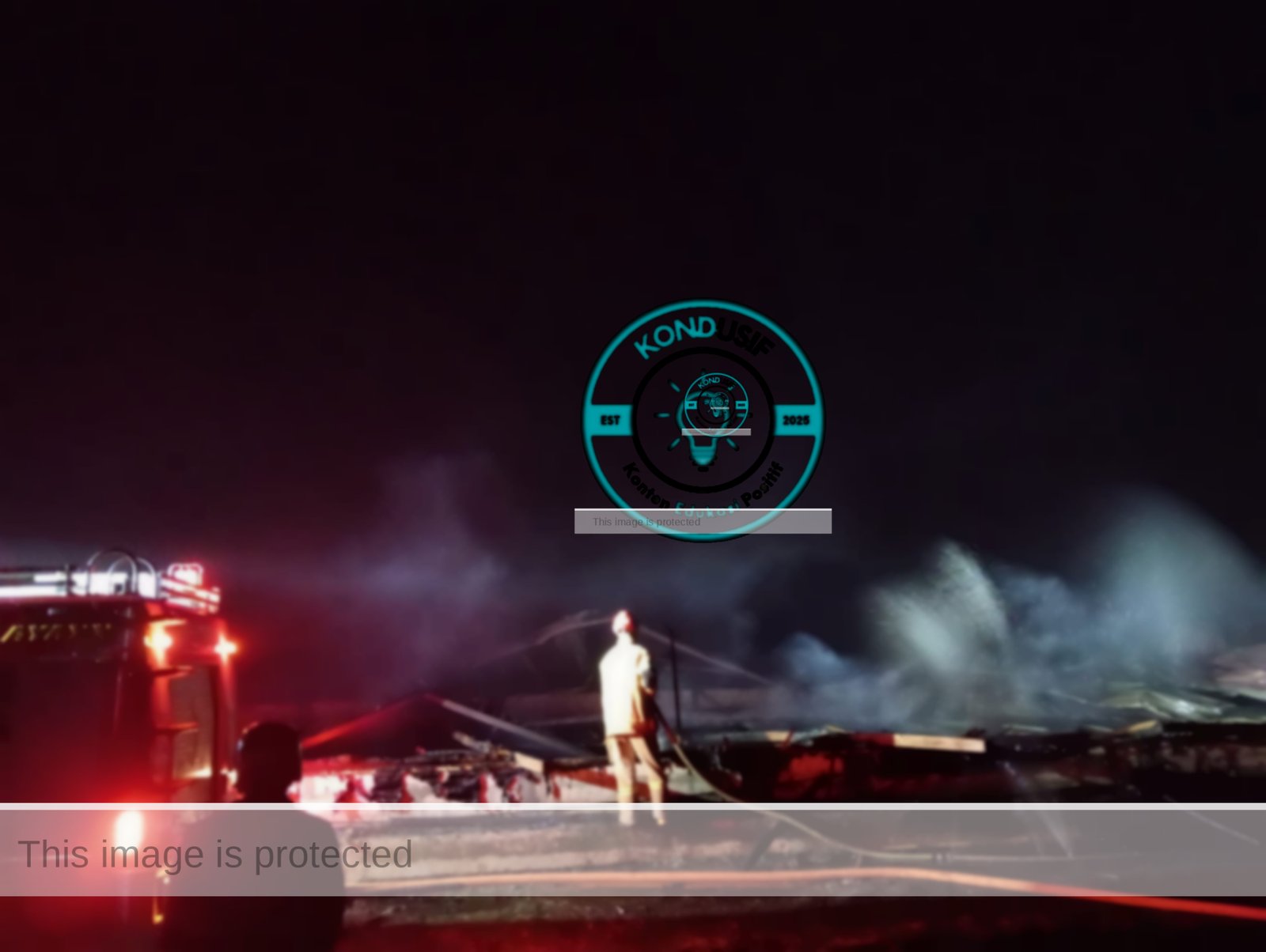 Kebakaran Kandang Ayam Bagus Farm Ciamis