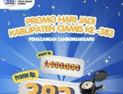 Harga Khusus Hari Jadi Ciamis, Pasang Air PDAM Cuma Rp383 Ribu