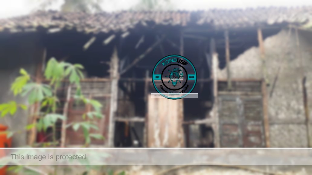 Kebakaran rumah di Desa Werasari