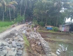 Desa Margahayu Bangun Saluran Irigasi dan TPT, Tingkatkan Produktivitas Pertanian Warga