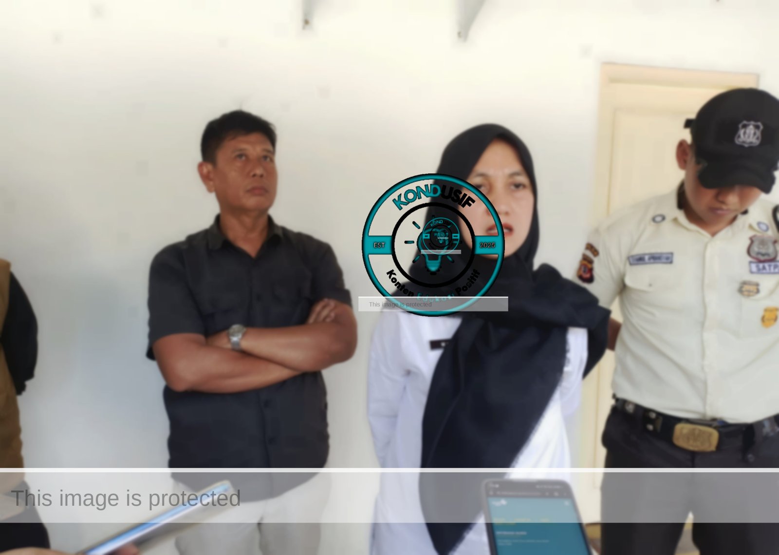 Widhy Kurniatun, Kepala KCD 13 saat menanggapi rekaman dugaan pungli