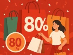 Diskon Besar HUT RI ke-80: Transportasi Rp 80 dan Belanja Nasional Potongan Hingga 80 Persen