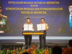 Kapolri dan Menteri Imipas Teken MoU, Sinergisitas Polri dan Kementerian Imipas Dioptimalkan