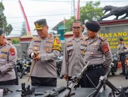 Polres Ciamis Periksa Senjata dan Kendaraan Dinas, Pastikan Kesiapan Operasional Personel