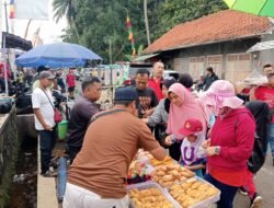 Jalan Santai Polres Ciamis di Desa Jalatrang, UMKM Lokal Ikut Terangkat